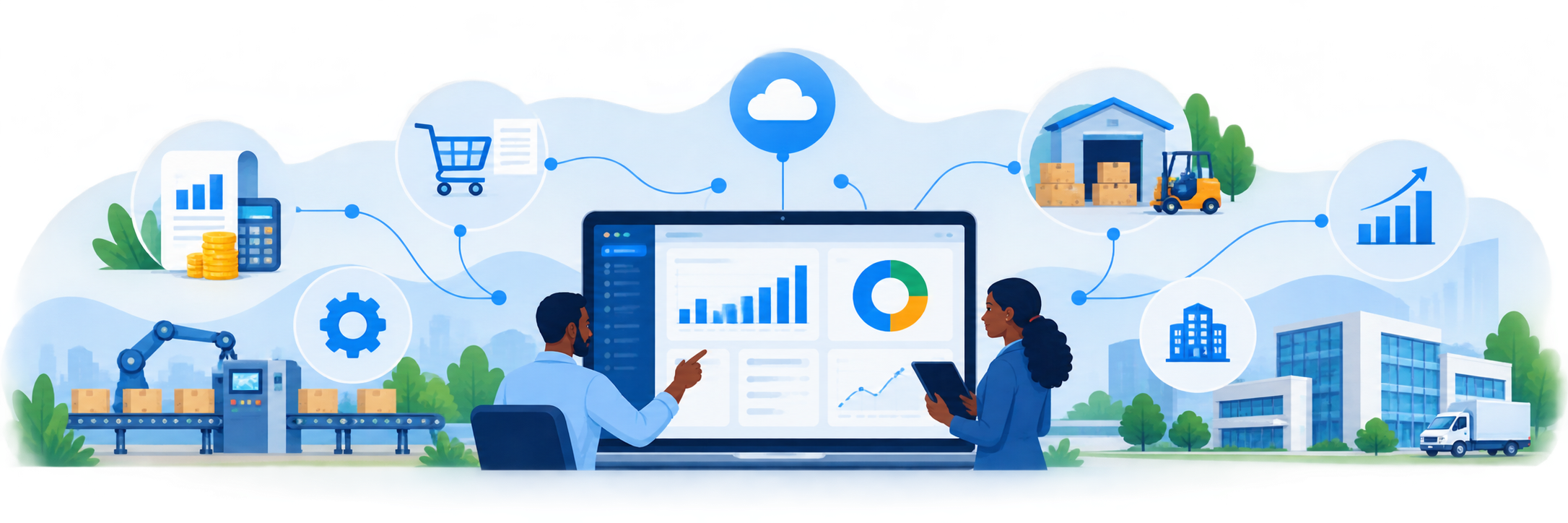 Connected ERP platform